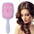 thumbnail image 3 of Peine de cojín de aire para masaje del cuero cabelludo, herramienta de salón de cepillo hueco para desenredar el cabello seco húmedo, 3 of 5