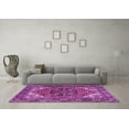 thumbnail image 3 of Ahgly Company Indoor Round Persian Purple Traditional Area Rugs, 8' Round, 3 of 4