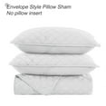 thumbnail image 6 of Exclusivo Mezcla White Twin Quilt Set, Box Pattern Ultrasonic Lightweight Bedspreads, Soft Coverlets Bedding Set with Pillow Sham, 6 of 7