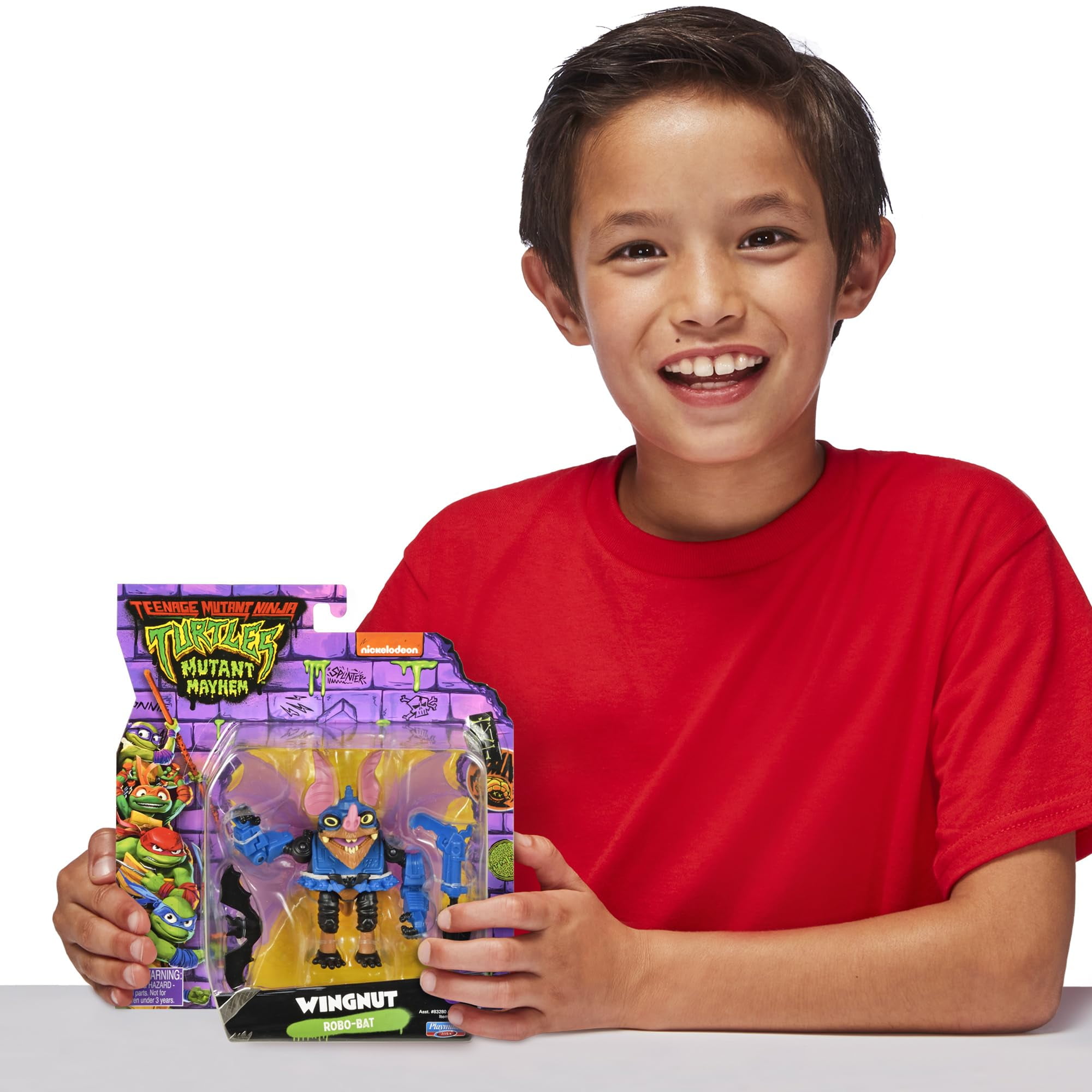 tnmt Mutant Mayhem Wingnut Basic Action Figure