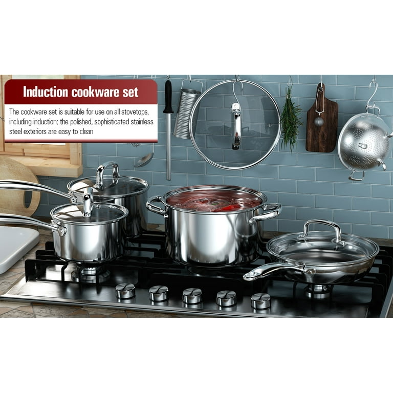 XX Neuva Stainless Steel Nonstick 2.2-qt Saucepan Cookware Kitchen