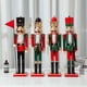thumbnail image 2 of Suministros de decoración navideña, artesanías de madera, adornos de Cascanueces de madera, regalos, juguete, soldado Cascanueces de Navidad, 2 of 4