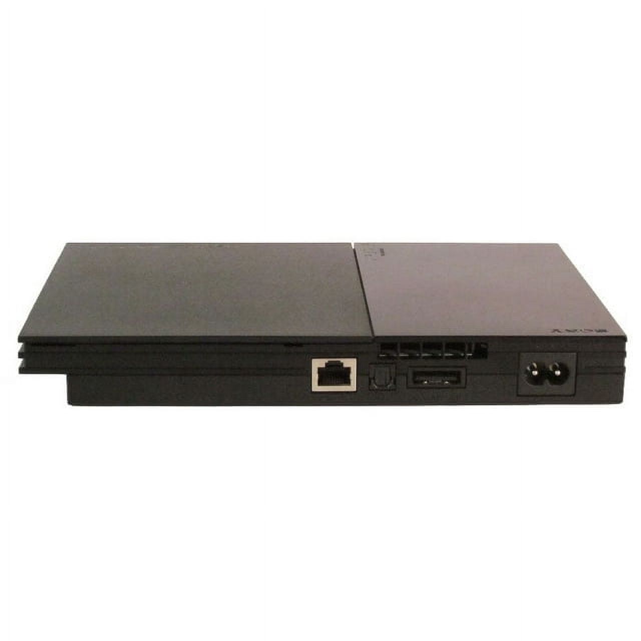 Consola de videojuegos PlayStation 2 Slim restaurada con almacenamiento de 8 MB, negra, 1, 1 paquete 4