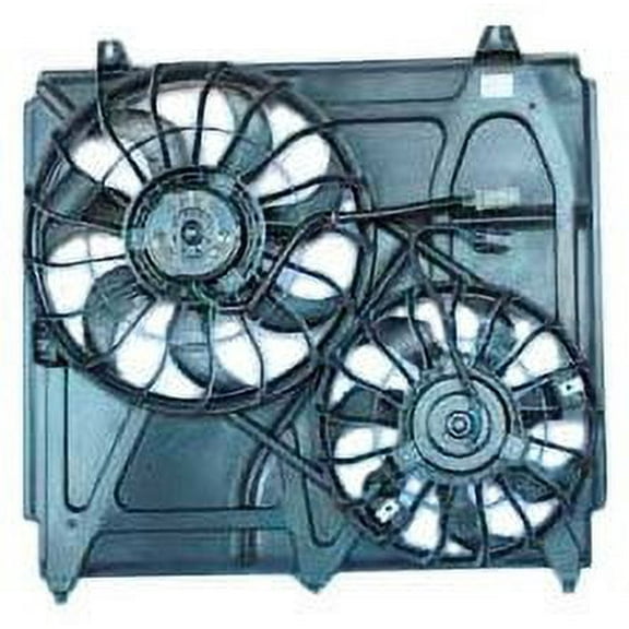 Dual Radiator and Condenser Fan Assembly Fits 2006 Kia Sorento