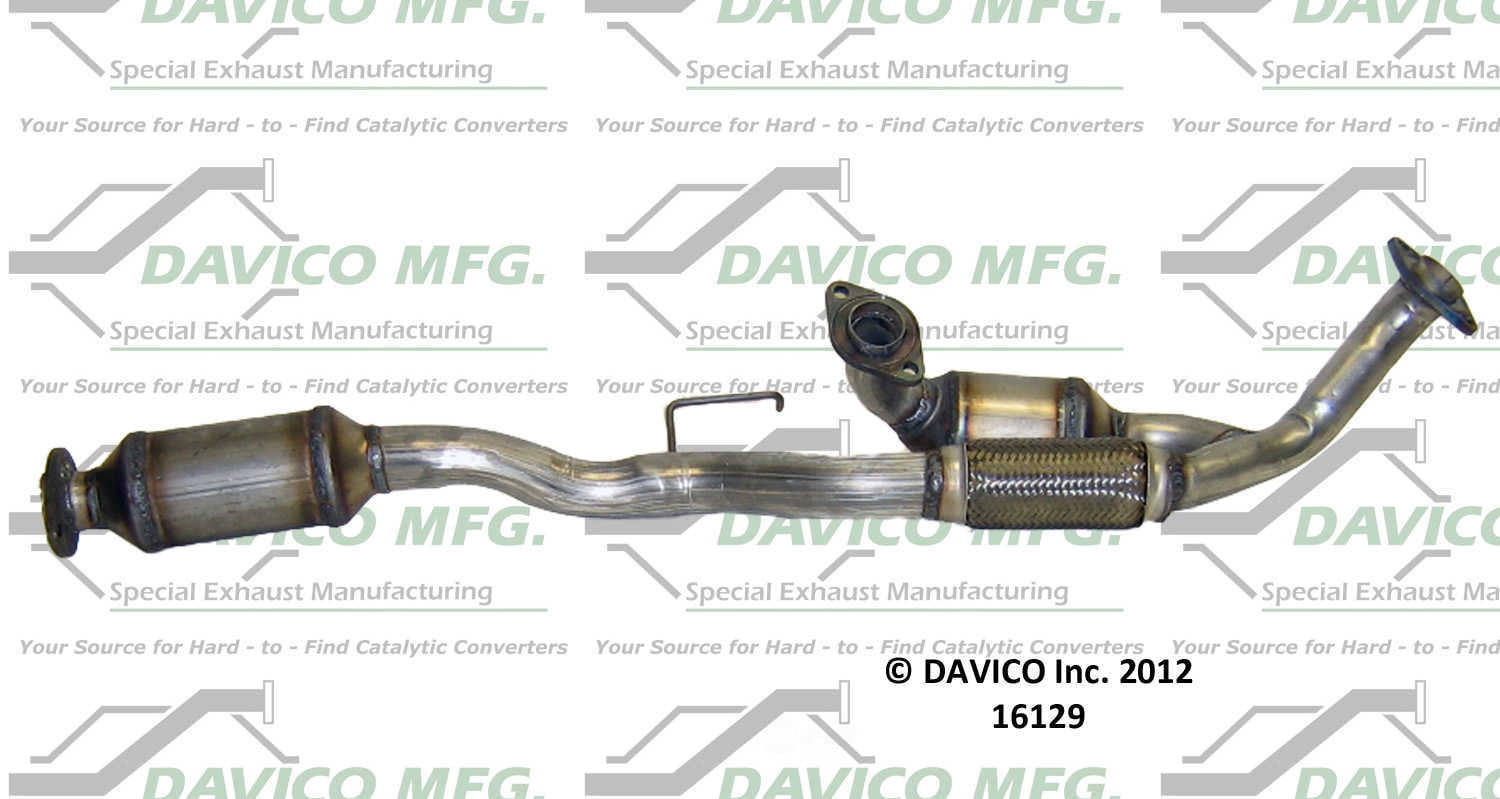 Davico Mfg Catalytic Converter P/N:16129 Fits select: 1996-2001 TOYOTA CAMRY, 1996-1999 TOYOTA AVALON
