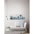 thumbnail image 6 of Marmont Hill Succulents in Blue Pots Canvas Wall Art, 20" x 60", 6 of 7