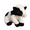 blackwhitecalf, variant on Mini 8.7'' Realistic Plush Cow Toy - Simulation Stuffed Animal Plush Toy, Perfect Gift for Children, Baby Showers & Collectors