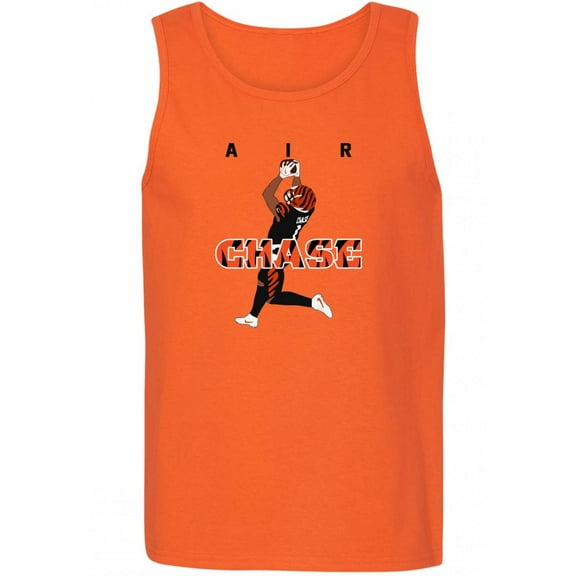 ORANGE Bengals Jamarr Ja'Marr Air Chase Tank Top ADULT SMALL