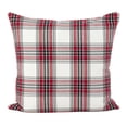 thumbnail image 1 of SARO 8053P.M20S 20 in. Square Tartan Plaid Pattern Traditional Cotton Down Filled Throw Pillow  Multi Color, 1 of 1