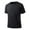 Black T-Shirt, variant on Qgtaibl Quick Dry Athletic T-Shirt for Men Lightweight Short Sleeve Sport Tee Moisture Wicking Workout Fitness Gym Shirt Summer Wear Black,L