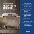 thumbnail image 3 of Vesta | Top Selections Range Hood 30" Auto-Clean Stainless Steel 860 CFM Under Cabinet | Steam Auto Clean, Touch Panel | Premium Grade Level of Stainless Steel| Contemporary Design With Pro Suctio, 3 of 5