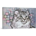 thumbnail image 1 of ARTCANVAS American Curl Cat Breed Canvas Art Print - Size: 18" x 12" (1.50" Deep), 1 of 9