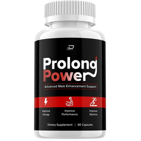 Prolong Power Pills Supplement, Prolong Power Capsules, Prolong Power All-Natural Support Formula (60 Capsules)