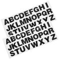thumbnail image 3 of GOOHOCHY Pegatinas reflectantes para coche y motocicleta, letras del alfabeto negro, autoadhesivas de Pvc para personalizar vehículos, 2 uds., 3 of 8