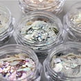 thumbnail image 6 of Nails Glitter Power Irregular Abalone Seashells Slices Abalone Slices 3D Sequins Shells Piece, 6 of 8
