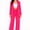 Rose Red, variant on Women’s 2-Piece Blazer and Wide-Leg Pants Set, High-Waist Business Casual Suit Outfit for Work