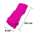 thumbnail image 4 of 2 Paires de Chaussettes de Sport Noires/ Bleues/ Rouges Roses Yoga à Cinq Orteils avec Alignement des Pieds, 4 of 5