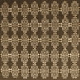 thumbnail image 1 of Ahgly Company Indoor Square Abstract Brown Contemporary Area Rugs, 8' Square, 1 of 4