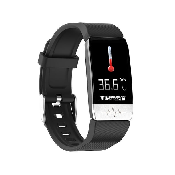 Pulsera inteligente Termometro Medicion de temperatura corporal Salud Monitor de sueno Sangre Walmart en linea