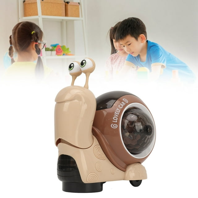 Caracol Para Gatear, Juguete Para Bebé, Luces Musicales, Cabeza Móvil Universal, Juguete De Caracol Para Caminar, Diversión Interactiva Familiar