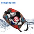 thumbnail image 6 of Goofa Mandala Colorful Printed Toiletry Bag with Handle,Large Capacity Travel Makeup Cosmetic Bag for Women, Carry on Airport Airline Compliant Bag, 6 of 9
