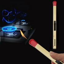 DcGZvy 2Pcs Long Lighters for Candle Big Match Lighter Butane Lighter Funny Lighters for Camping Bbq Fireplaces Valentine's Day Gifts