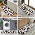 thumbnail image 6 of Black and Orange Of Leopard Print Kitchen Rug Mat,Kitchen Runner Rugs Non Skid Washable,Decorative Kitchen Floor Mats for Kitchen,Sink,Laundry,17"x47.2", 6 of 7