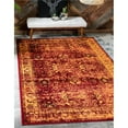 thumbnail image 1 of Unique Loom 3134664 7 x 10 ft. Imperial Bosphorus Rectangular Rug, Burgundy, 1 of 4