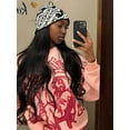 thumbnail image 5 of Pink Hooded Sweatshirt Jacket, 5 of 7