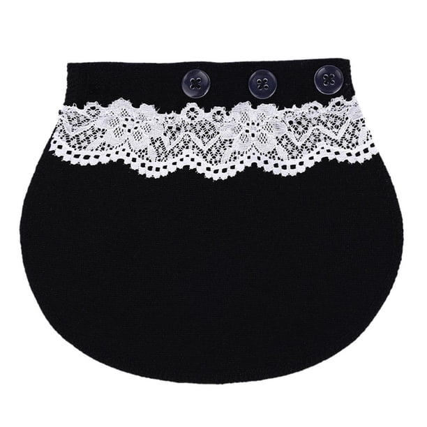 Extensor de cintura ajustable de maternidad botón extensor elástico negro jinwen Extensor de pretina