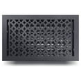 thumbnail image 1 of 8'' x14''  VR100 Floor Vent Cover Register with Damper – Tudor Mushroom Design, Cast Aluminum Powder Coated, Decorative Repaintable Vent for Floors Walls Ceilings HVAC, 1 of 10