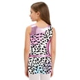 thumbnail image 7 of iiniim Girls Gymnastics Yoga Dance Sport Sets Print Leotard with Shorts Dancewear Size 4-16 Leopard Colorful 16, 7 of 7