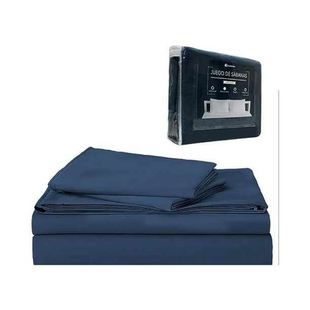 Juego de sabanas individuales 100% poliester Bluelander CBHH-0160