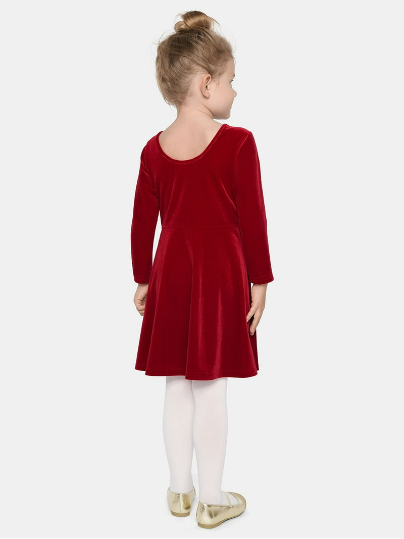 children's place christmas dress Matching Family Holiday Outfits 92% polyester/8% spandex velour body The Children's Place Toddler Girls