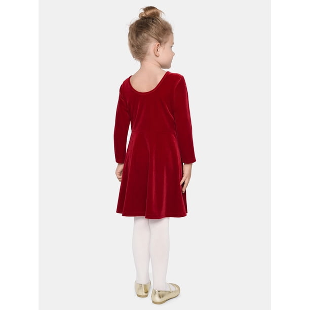 The Children's Place Big & Little Girls Long Sleeve Christmas Velour Dress, Sizes 6M-XXL - Walmart Business Supplies The Children's Place Big & Little Girls Long Sleeve Christmas Velour Dress, Sizes 6M-XXL - Walmart Business Supplies
