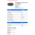 thumbnail image 2 of Rear Brake Rotor - Compatible with 2008 - 2014 Cadillac CTS 2009 2010 2011 2012 2013, 2 of 2