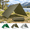 Olive Drab-10 x 7 ft, variant on Olive Drab 13 x 10 ft Ultralight Waterproof Seam-Taped Ripstop Tarp for Camping and Hiking