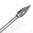 thumbnail image 4 of 10 Pcs Tête de Broyage Rotative Double Cannelée 36mm Carbure Tungstène Coupe-Lime Rotatif, 4 of 5