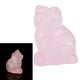 thumbnail image 3 of Cuarzo Rosa Tallado En Forma De Gatito Decoración Cristal Rosa, Piedra Curativa, Decoración De Piedras Preciosas Con Pulido Fino, Exquisita Artesanía Para El Hogar, Oficina,, 3 of 7