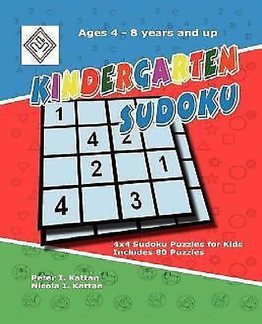 Kindergarten Sudoku 4x4 Sudoku Puzzles For Kids Walmart Canada