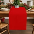 thumbnail image 2 of Table Runner Dresser Scarves 90 Inch Long,Christmas Red Linen Dining Table Runners, 2 of 9