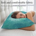 thumbnail image 5 of Turquoise Boho Pillow Covers, Linen Long Throw Pillow Case, Oriental Abstract Motifs Traditional Bohemian Holiday Pillow Protector Decorative Cushion Cover for Living Room/Bedroom 16" x 24", 5 of 8