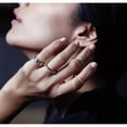 thumbnail image 3 of Simple Cubic Zircon Women Wedding Jewelry 925 Silver,Gold Ring Sz 6-10, 3 of 9