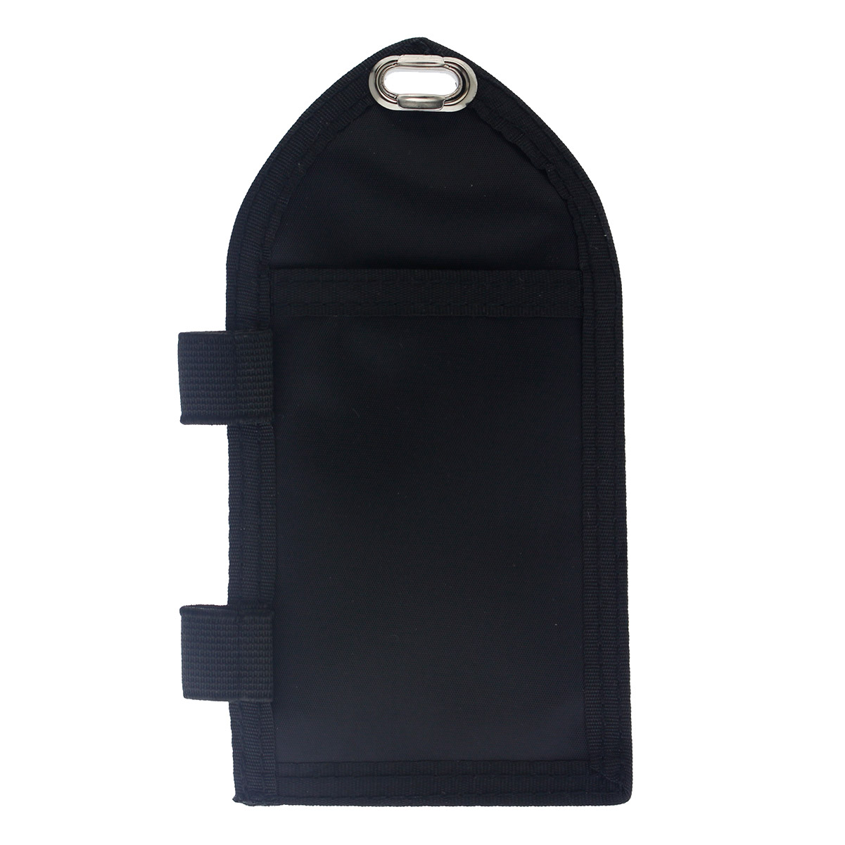 5 Pack - Heavy Duty Badge Wallet with Pen Loop Holder - Double Pocket Key Card Holder - Clear Front Display Window - Secure Back Pouch for Cards, Money, Flash Drive and More by Specialist ID (Black)