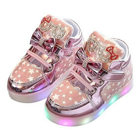 

Light Up Shoes Flashing Breathable Sneakers Luminous Casual Shoes for Kids