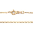 thumbnail image 2 of Cadena Estilo Barbada Casa del Anillo Oro Amarillo Sólido 14K 45 cm 1.5 mm 1.7 gr, 2 of 6