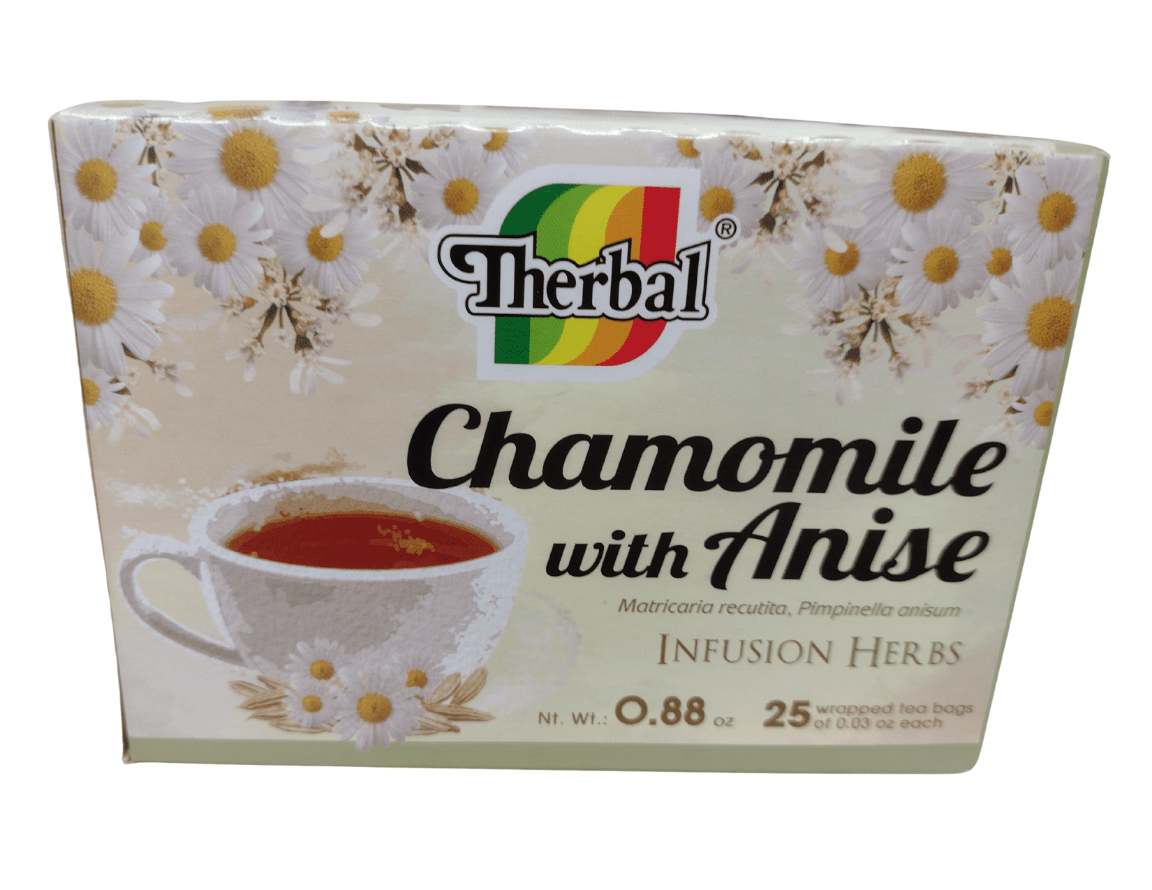 Therbal Chamomile Anise Tea, 25 Tea Bags