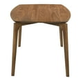 thumbnail image 4 of Furniture of America Ommet 59" Rectangle Counter Height Dining Table, Walnut, 4 of 5