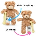 thumbnail image 3 of Jolitee 10 inch Broken Leg Bear Get Well Soon Gifts for Kids with a Cast for Left or Right Leg, 3 of 10