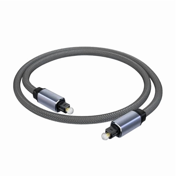 Digital Toslink Cable Optical Male to Male Nylon Braided Cord For Soundbar Game Consoles Music Players Home Theater